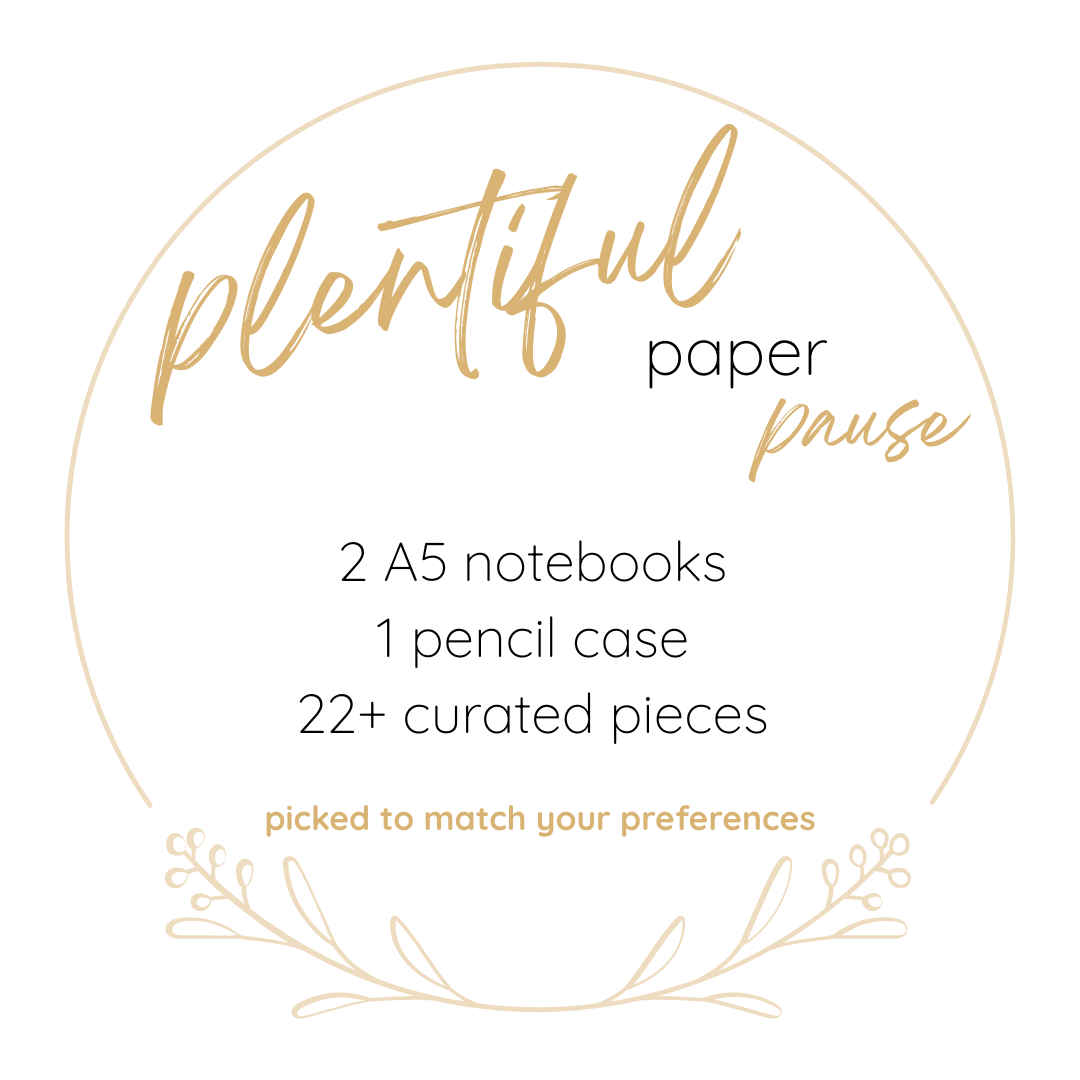 plentiful paper pause