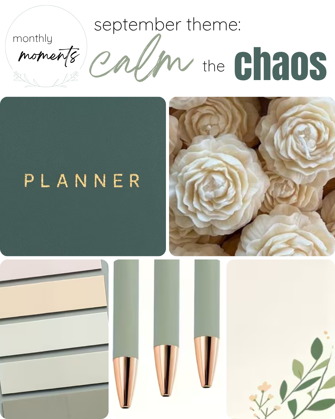 september: calm the chaos